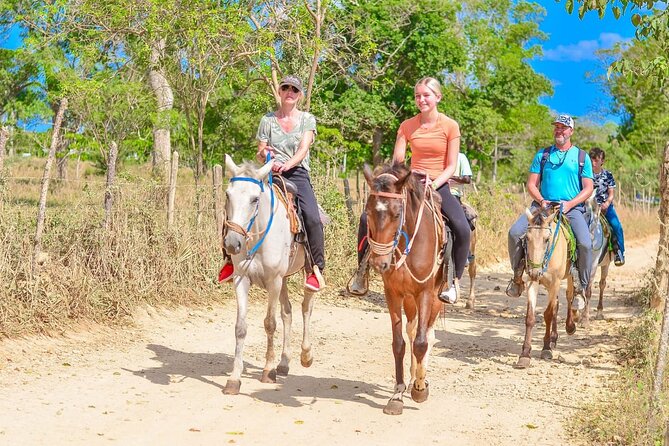 2-hour sunset horseback ride from Punta Cana - Getting comfortable with the horses