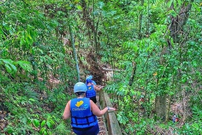 27 Waterfalls Damajagua Amber Cove, Taino Bay - Puerto Plata - The 35-minute walk to Waterfall 7