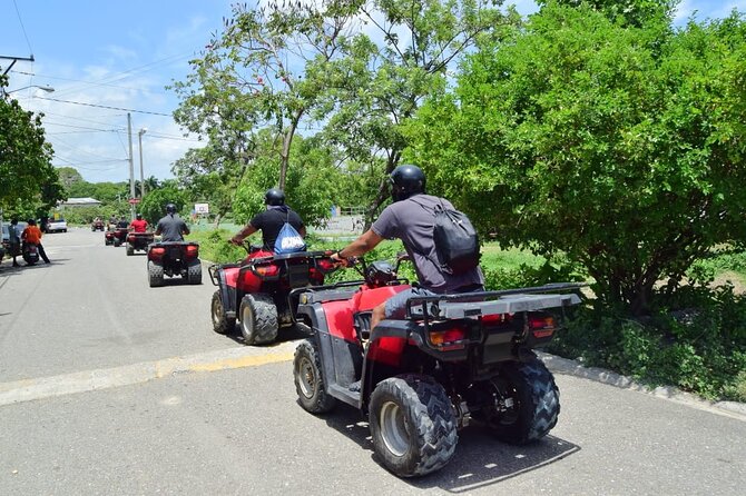 4 Wheel ATV Tour at Amber cove &Taino Bay in Puerto Plata - The beach stop and the limits of the scenery