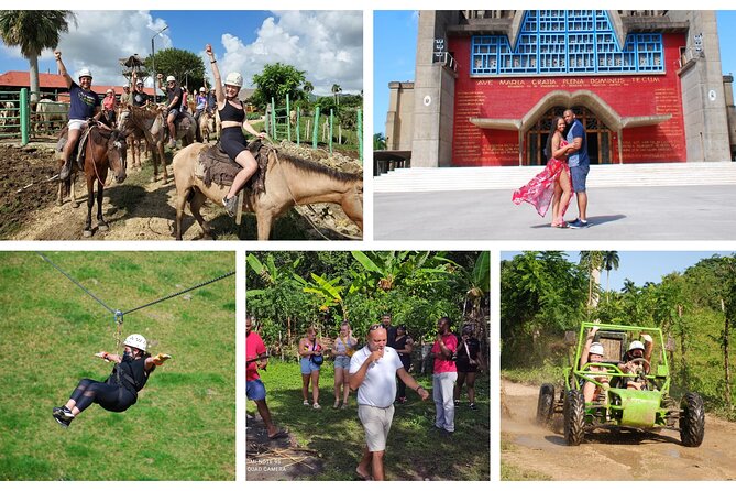 5 activities in 1 Day, Buggies,Horseback Riding,Zipline.City Tour - Dominican lunch beside the river in Anamuya