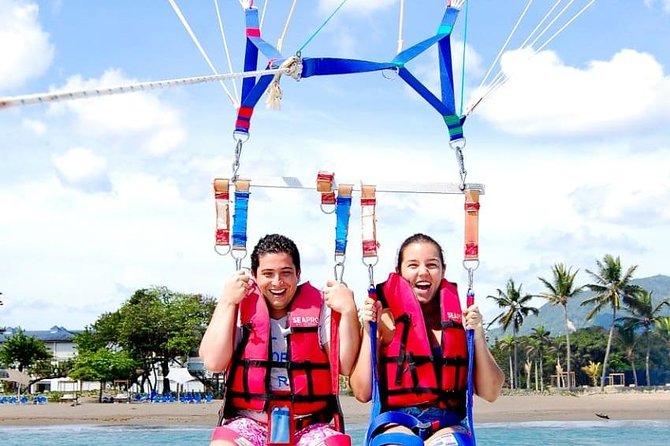 Adventure Combo: Party Boat Cruise & Parasailing - The eight-minute flight and what to ask