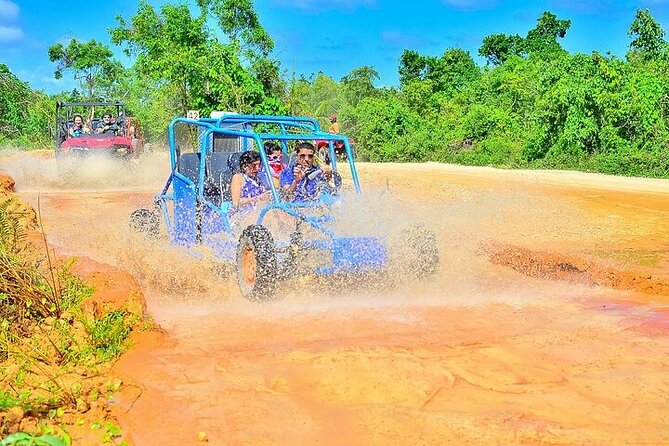 Adventure Tour con Buggies Ziplining Cenote y Taino Culture - Thirty minutes above the park on zip lines
