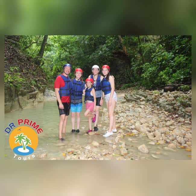 Amber Cove-Taino Bay 7 Damajaguas Water Falls + Local Food. - Wooden stairs, natural pools, and slides