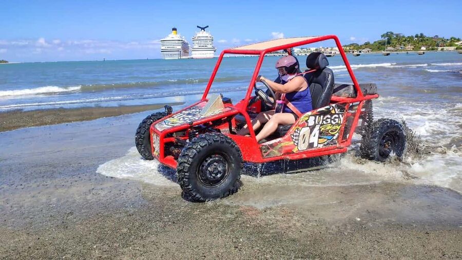 Amber Cove & Taino Bay: Buggy Tour with Swimming & Tasting - A 15-Minute Swim at the Beach