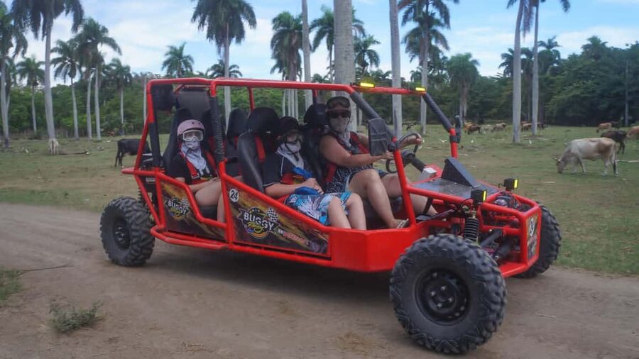 Amber Cove - Taino Bay Super Buggy 4 Seaters Tour - From the cruise gate to the buggy station
