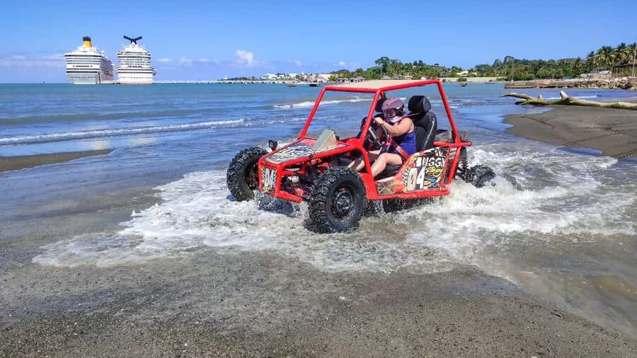 Amber Cove - Taino Bay Super Buggy 4 Seaters Tour - The countryside route: villages, rivers, and forest mud