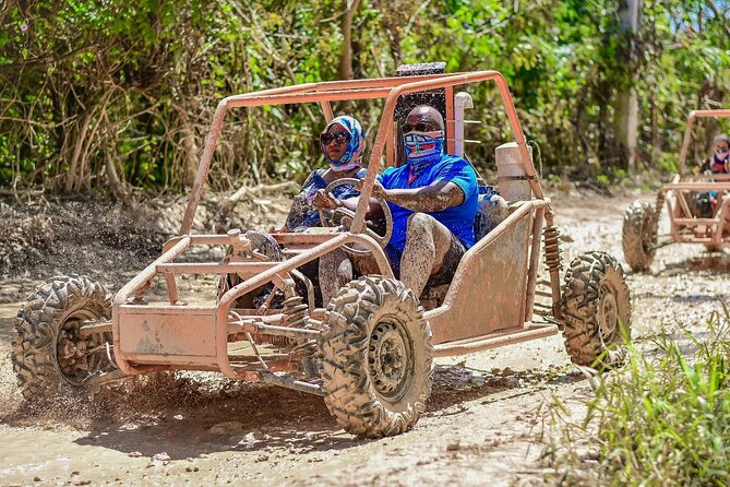 ATV Buggy Adventure in Punta Cana with Cultural Experience - Washing off the mud and heading back