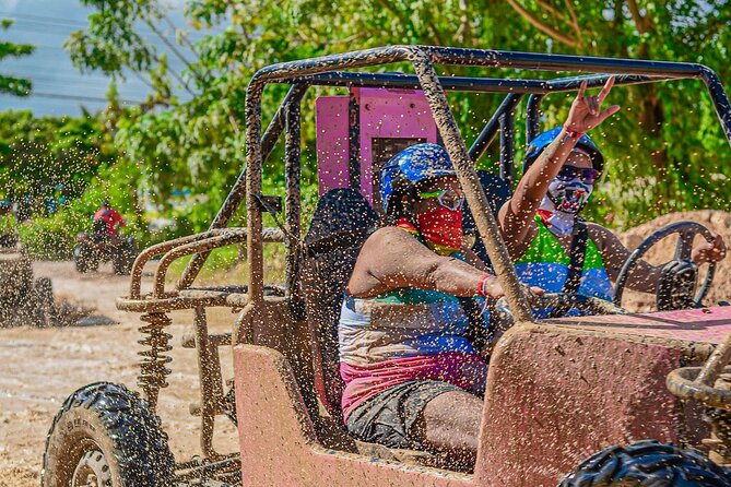 ATV or Buggy Ride at Macao Beach and Taino Cave in Punta Cana - The ATV ride through muddy Punta Cana backroads