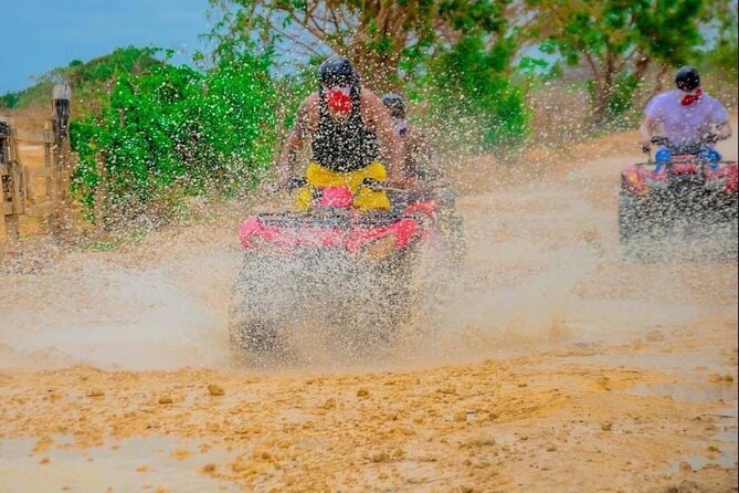 ATV through the cenote jungle, chocolate tasting AND coffee - Swimming in the clear cenote-style cave