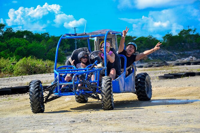 Bavaro Adventure Park Buggy Ride, Zipline Mega Splash, and Waterfall Pool - Three park activities for one $139 day