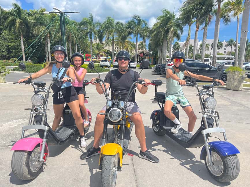 Bavaro Punta Cana: City Tour with Harley models E-Scooters - Quick take on the Bavaro e-scooter tour