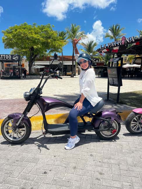 Bavaro Punta Cana: City Tour with Harley models E-Scooters - Morning or sunset ride?