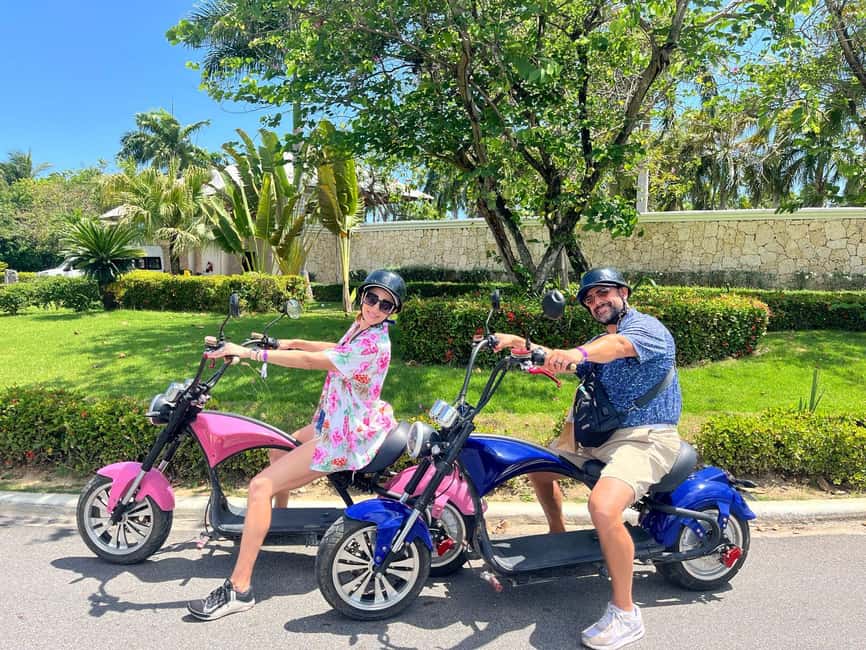 Bavaro Punta Cana: City Tour with Harley models E-Scooters - The ride to Bavaro Beach