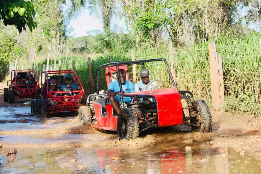 Bayahibe: ATV 4X4 or Buggy & Horseback Ride from La Romana - Blue water at the cenote or river stop