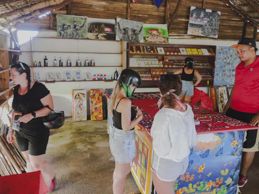 Bayahibe: ATV Tour through Countryside, Chavón River - The farm stop and freshly cut sugar cane