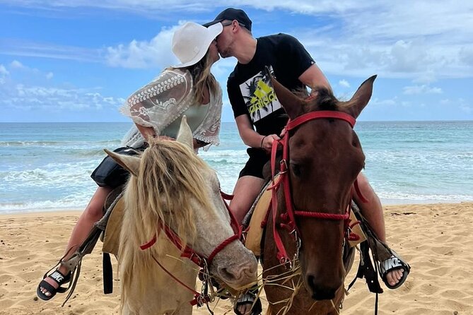 Beach Horseback Ride Tour at Punta Cana - A long ride beside Punta Cana’s surf