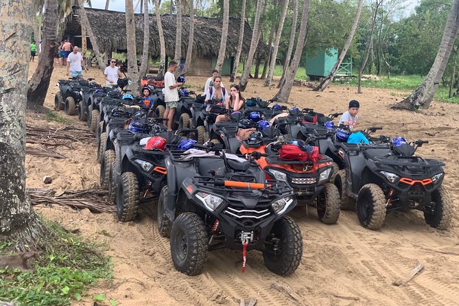 Best ATV Tour In Punta Cana - Playa Esmeralda means a longer ride by the palms