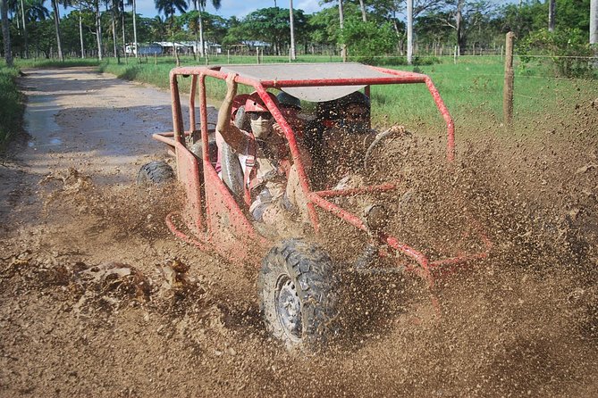Buggies Experience From Punta Cana - A muddy start outside Punta Cana