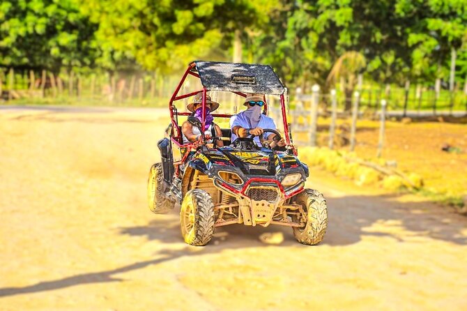 Buggy & ATV Outdoor Tour in Punta Cana - Cooling off inside the freshwater cave