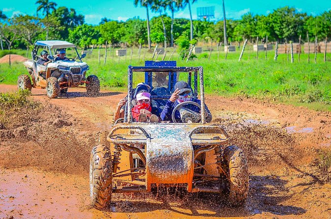Buggy Off-Road Adventure in Punta Cana – Mud & Beach Fun - Cooling off in a natural cenote