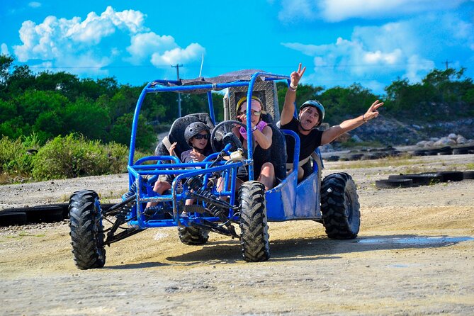 Buggy Ride, Cenote and Waterfall Pool at Bavaro Adventure Park - Cooling off at the Blue Lagoon cenote