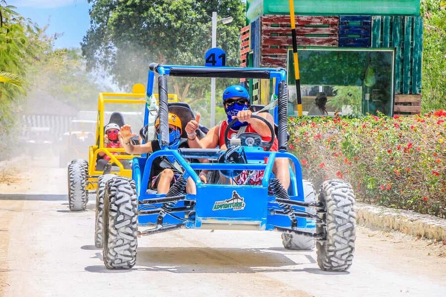 Buggy Ride, Zipline Splash & Waterfall Pool Combo with Lunch - Who will enjoy this most