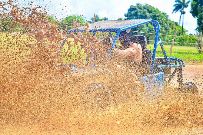 Buggy Tour in Punta Cana with Stops at the Beach and a Cave - Riding through mud, fields, and rural Punta Cana