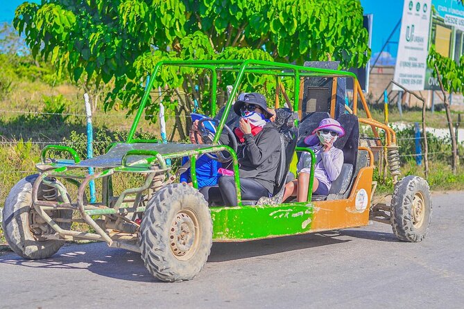 BUGGY TOUR – Macao, Cenote & Local Treasures - Riding through green and muddy trails