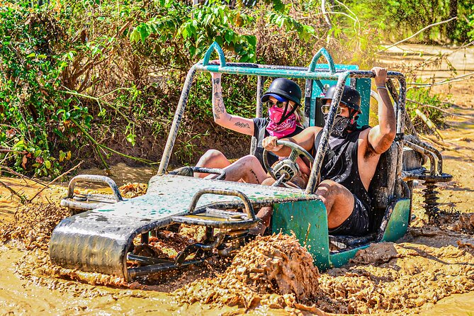 Buggy Tour Punta Cana A Cenote Secreto, Playa macao - Starting at the Dominican organic plantation
