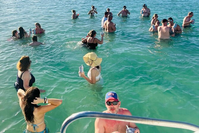 Caribbean Party Boat - Snorkeling over the coral reef