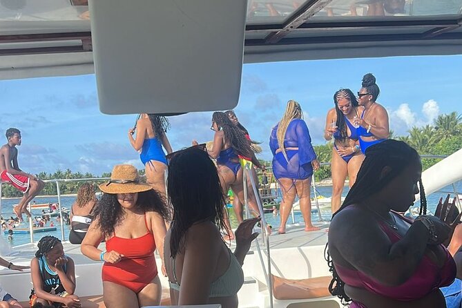 Catamaran and Snorkeling Party with Drink Included in Punta Cana - The natural pool is where the party begins