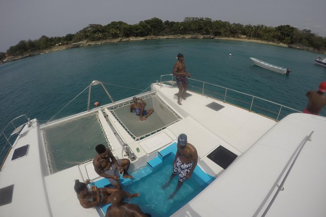 Catamaran Cruise with Snorkeling and lunch on board! - The onboard pool changes the pace