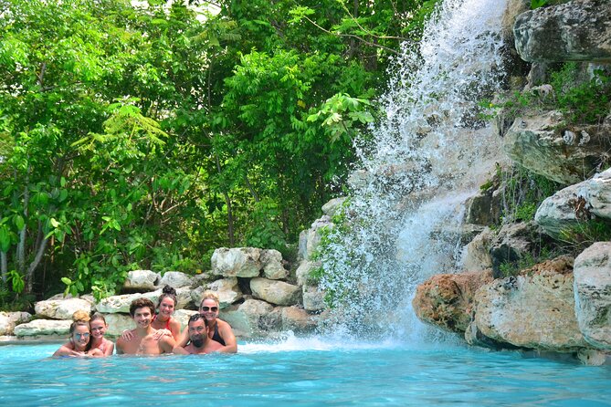 COMBO: Zip Line, Cenote Blue Lagoon, Jungle River &Waterfall Pool - The open freshwater cenote lagoon