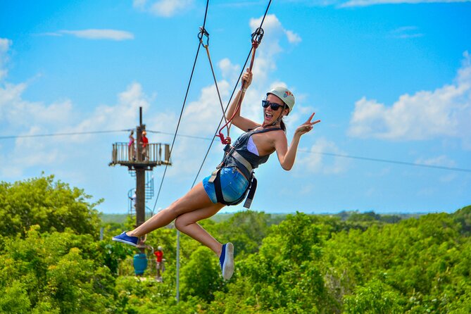 COMBO: Zip Line, Cenote Blue Lagoon, Jungle River &Waterfall Pool - The jungle river, the day’s calmest ride
