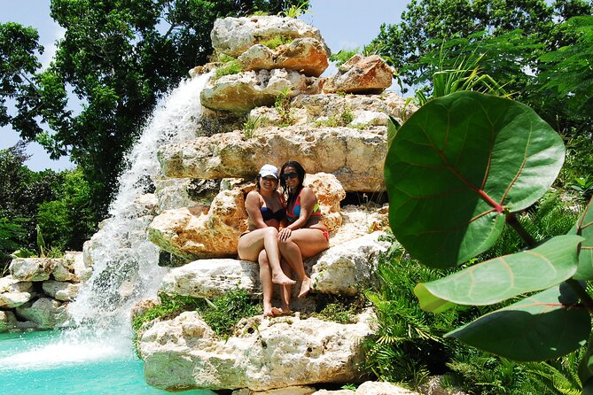 COMBO: Zip Line, Cenote Blue Lagoon, Jungle River &Waterfall Pool - The waterfall pool and a Dominican lunch