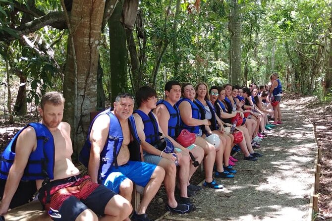 Damajagua Waterfalls Adrenalin Adventure Amber Cove-Taino Bay - Sliding and jumping through the falls