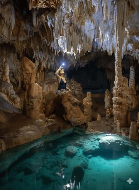 Deep Caves in Cabarete with Guided Tour and Swimming - Underground water in Chocó National Park