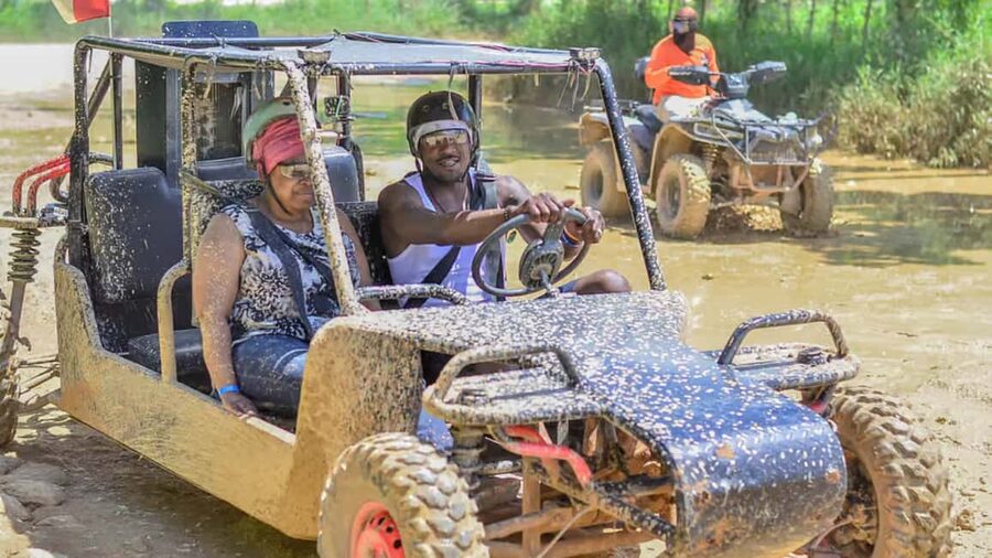 Discover Punta Cana Tour Buggy & ATV Tour Macao Beach Cenote - The buggy and ATV ride through private trails