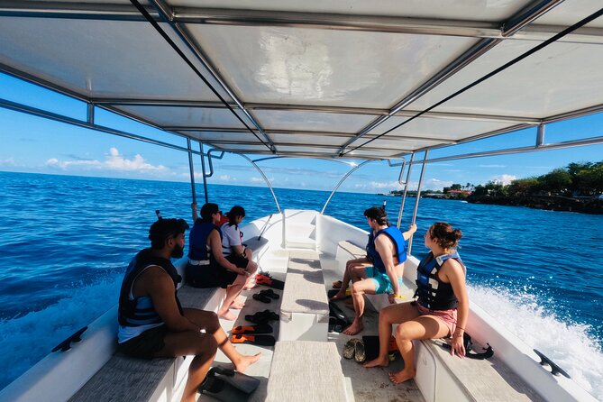 Discover Sosua's Underwater World & Beach Day - The boat ride to Three Rocks