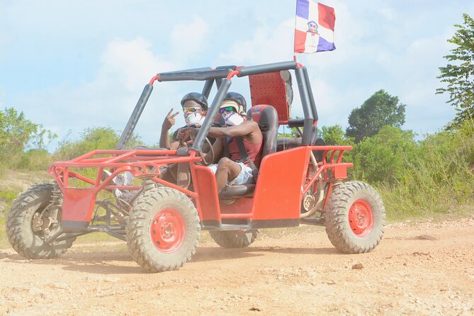 Double Driver Buggy Adventure in Punta Cana for 2 Pax - Swimming in the private cave lagoons