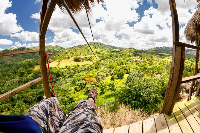 Dual Zipline Side-by-Side Adventure in Punta Cana - What the 12 cables feel like