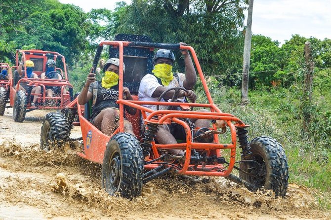 Dune Buggies Adventure in Punta Cana - The beach stop and time in the water