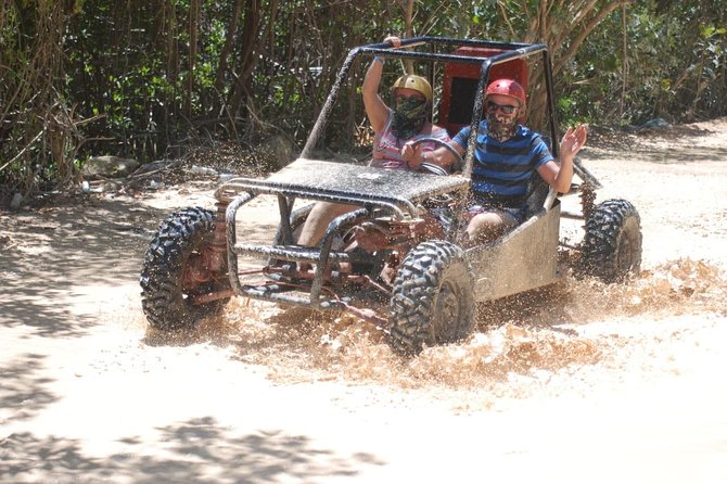 Dune Buggy / ATV / Safari / Cave / Beach / Adventure - A quick swim inside the cave
