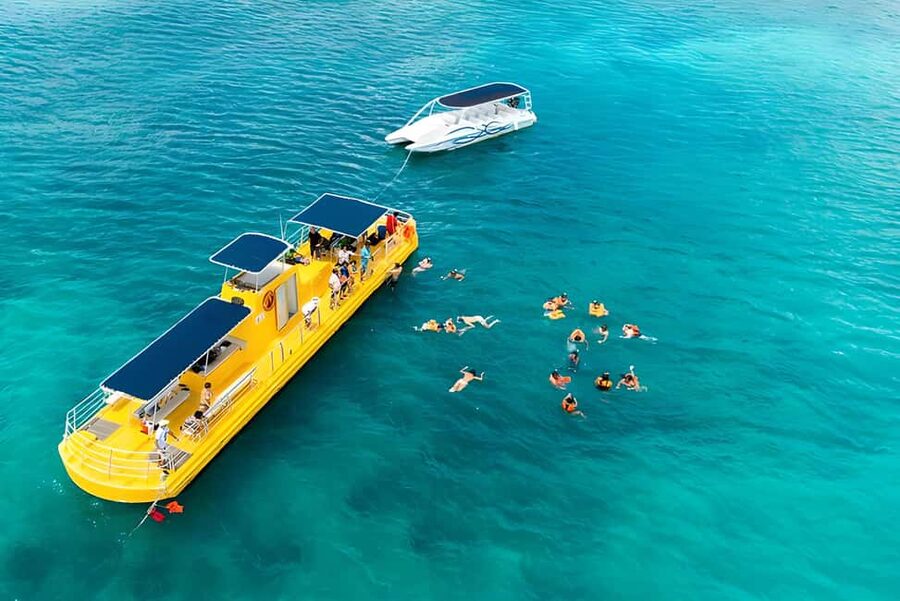 Experience the Exciting Caribbean Underwater World - The semi-submersible ride is the main event