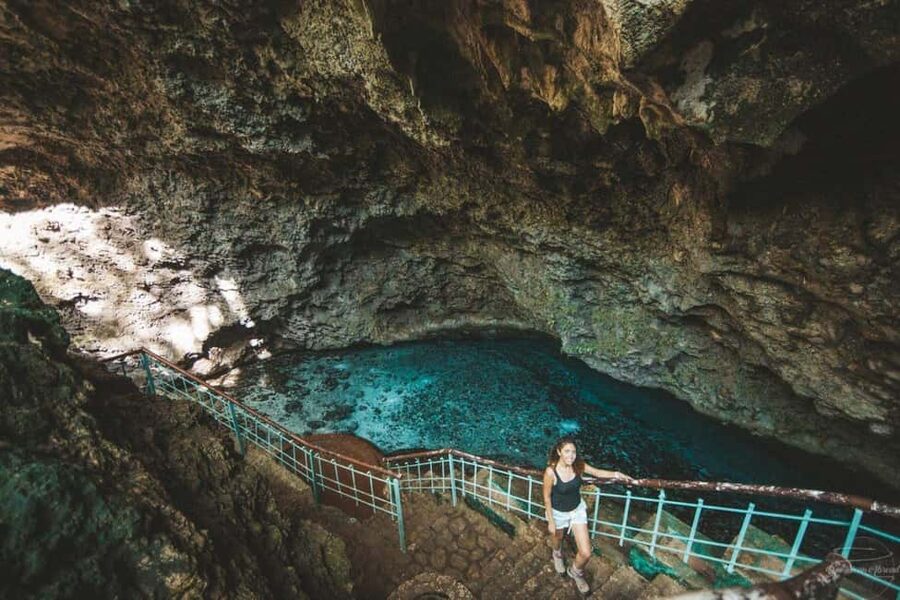 Experience the Three Eyes Park and Columbus Lighthouse - Entering Los Tres Ojos National Park