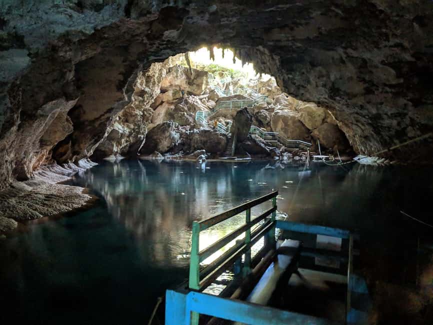 Experience the Three Eyes Park and Columbus Lighthouse - What the Cave Walk Feels Like