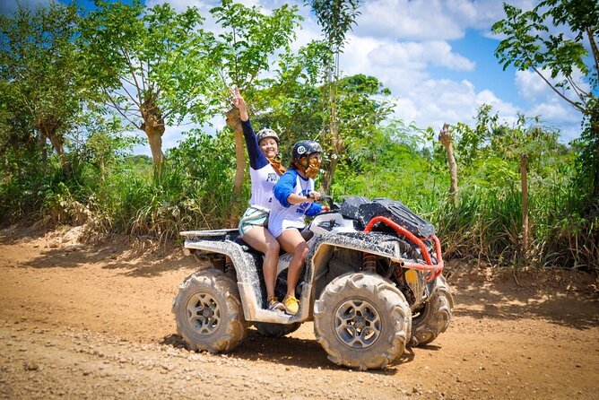 Extreme Adventure on ATV Quad Bikes from Punta Cana - Inside the cave with an underground river