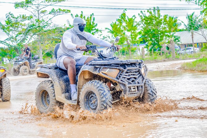 Faster ATV 4x4 Punta Cana - Swimming in the clear-water cave