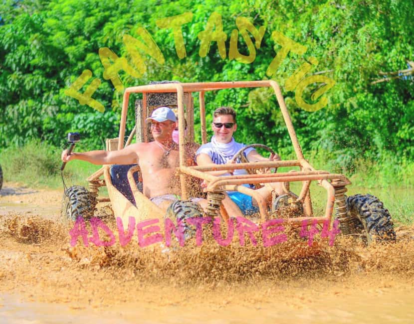 From Bávaro: Double Buggy Tour to Macao Beach and Cenote - Taking the wheel through the Macao area