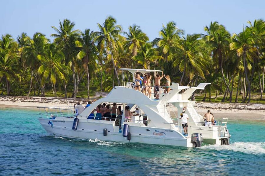 From Bavaro, Punta Cana: Boat Party, Snorkeling, Drinks, Snacks, and Transportation - A Punta Cana boat outing with several moods